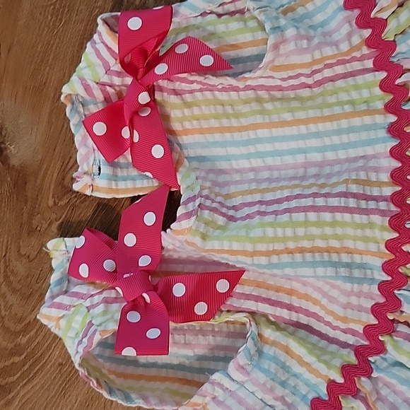 Goodlad stripe seersucker dress and bloomers - Picture 2 of 6